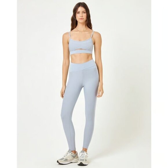 l*space Pants - NWT$198 L*SPACE 2-PC SET Rush Sports Bra & Mercer Leggings Ribbed Haze Blue SML